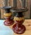 Mid-Century Modern 1980s Set of 2 Vintage Chunky Candle Holders For Sale - Image 3 of 5