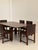 Vintage Wooden and Skai Chairs, 1960s, Set of 6 For Sale - Image 4 of 7