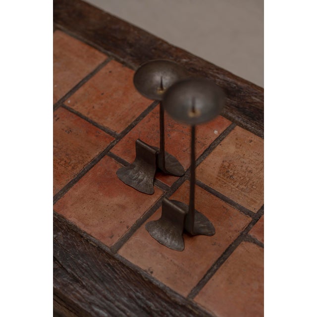 Wood Mid-Century French Brutalist Coffee Table, 1960s For Sale - Image 7 of 13
