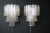 2000 - 2009 Pink, White, Yellow and Smoked Color Tronchi Wall Lights in the style of Venni, 2000s, Set of 2 For Sale - Image 5 of 13