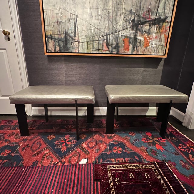 2020s Blade Bench by Thomas Pheasant for Baker--Two Available For Sale - Image 5 of 16