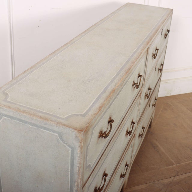 Antique English Painted Chest of Drawers, 1820 For Sale - Image 10 of 12