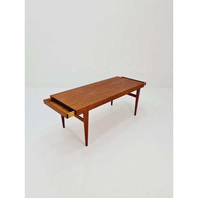 Mid-Century Danish Teak Coffee Table from Silkeborg, 1960s For Sale - Image 9 of 11