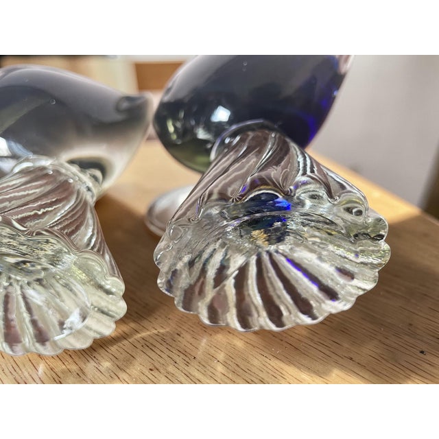1970s Venetian Murano Glass Swans, 1970s, Set of 2 For Sale - Image 5 of 17