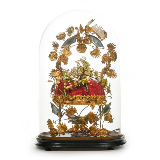 Wedding Globe Composition from the 19th Century For Sale - Image 5 of 5