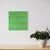 Cool sage green replaces the warmer tones of its companion pieces here, a single traced circle resting within a softly...