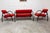 Red Sofa and Armchairs, 2001, Set of 3 For Sale - Image 15 of 18