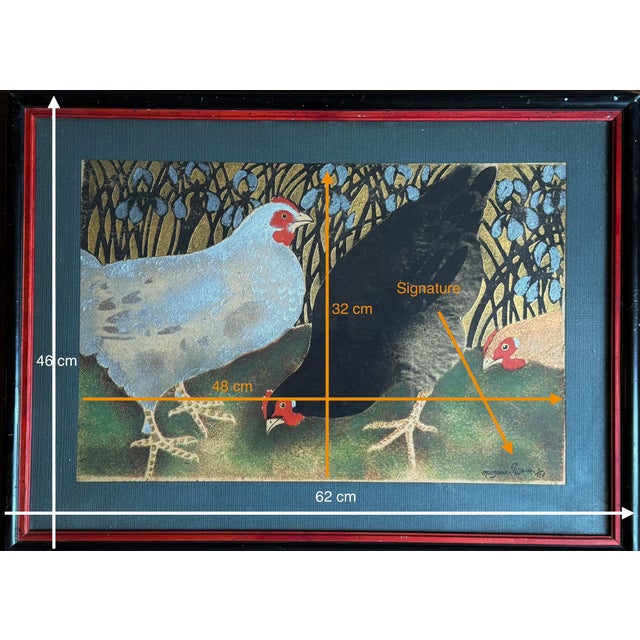 First proof (1/100), enhanced with stencils on a gold background, signed lower right and numbered. This stencil print by...