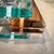 Fontana Arte Two 1960s Space Age Thick Glass and Chrome Wall Sconces by Lupi Cristal Luxor For Sale - Image 4 of 14