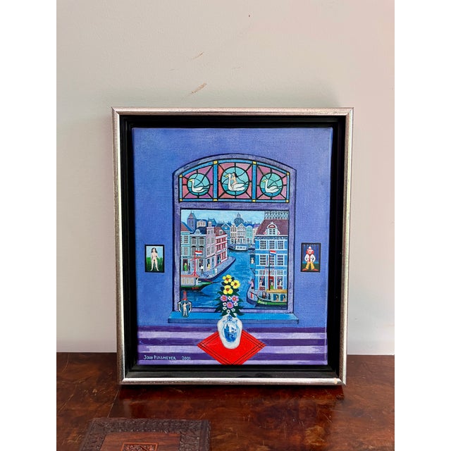 Joop Plasmeijer, a Room with a View, 2001, Oil on Canvas, Framed For Sale - Image 3 of 7