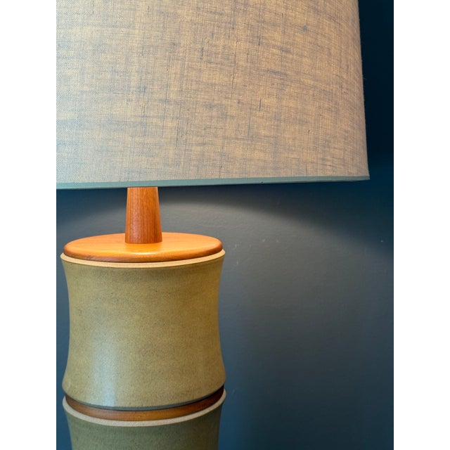 Olive Large Marshall Studios Lamp by Gordon and Jane Martz For Sale - Image 8 of 9