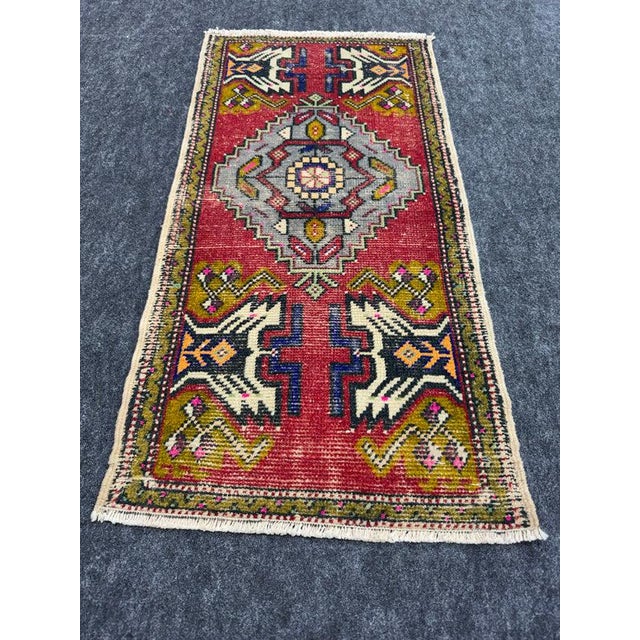 Turkish Yastik Rug 1'7" x 3'3" #24199 Explore a curated collection of hallway runners, wool rugs, and handmade...