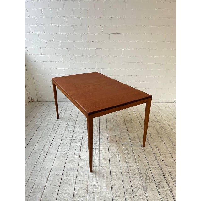 A very elegant and high-quality dining table designed by Hartmut Lohmeyer and manufactured by Wilkhahn. The table frame is...