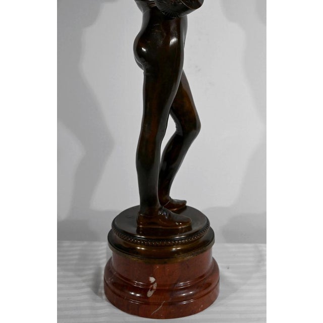 P. Dubois, Florentine Singer of the 15th Century, 1865, Bronze For Sale - Image 17 of 18