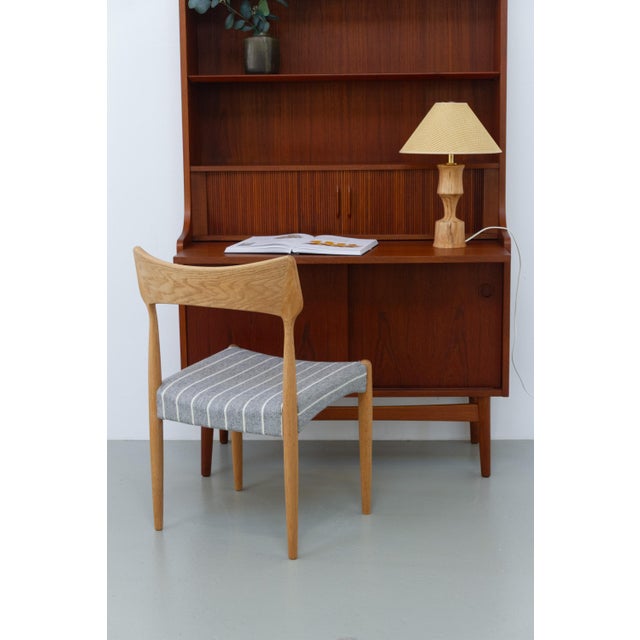 1960s Danish Modern Oak Side Chair by Bernhard Pedersen & Son, 1960s For Sale - Image 5 of 18