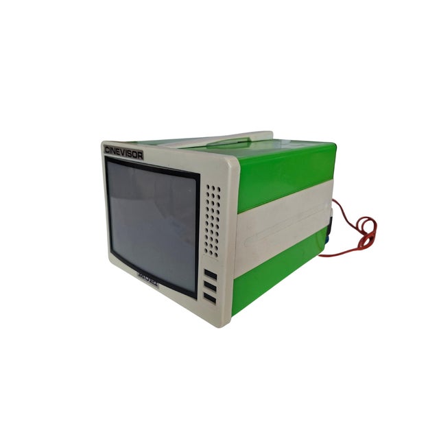 The iconic MUPI Cinevisor, a jewel of Italian industrial design produced in Florence between the late 1970s and early...
