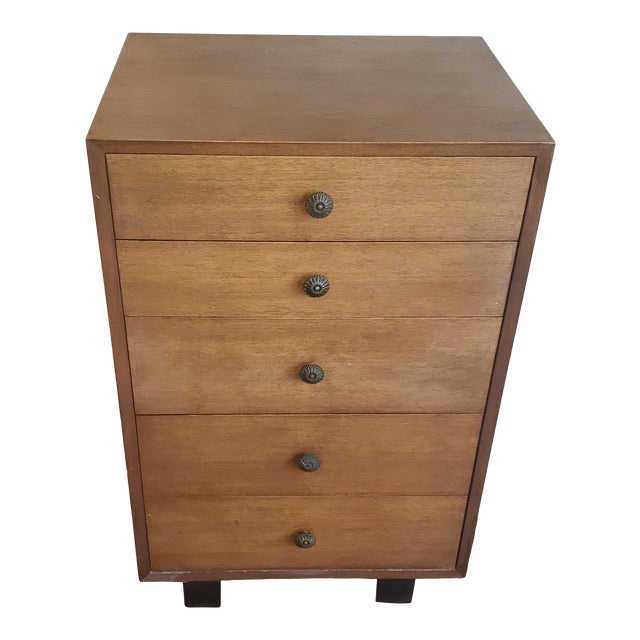 1955 Herman Miller George Nelson Case Series Tallboy W/Dividers For Sale