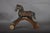 Indian Artist, Horse on Wheels, 19th Century, Hand-Carved and Painted Wood For Sale - Image 4 of 12