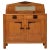 Brown Art Deco Solid Oak and Coromandel Bar Cabinet, 1930s For Sale - Image 8 of 8