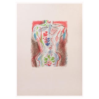 André Masson, Torse Tatoué, Lithograph, 1947 For Sale