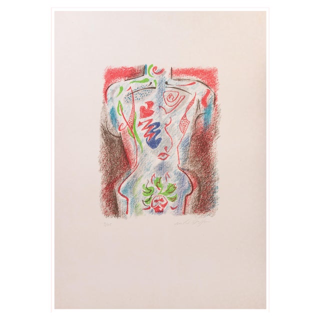 André Masson, Torse Tatoué, Lithograph, 1947 For Sale
