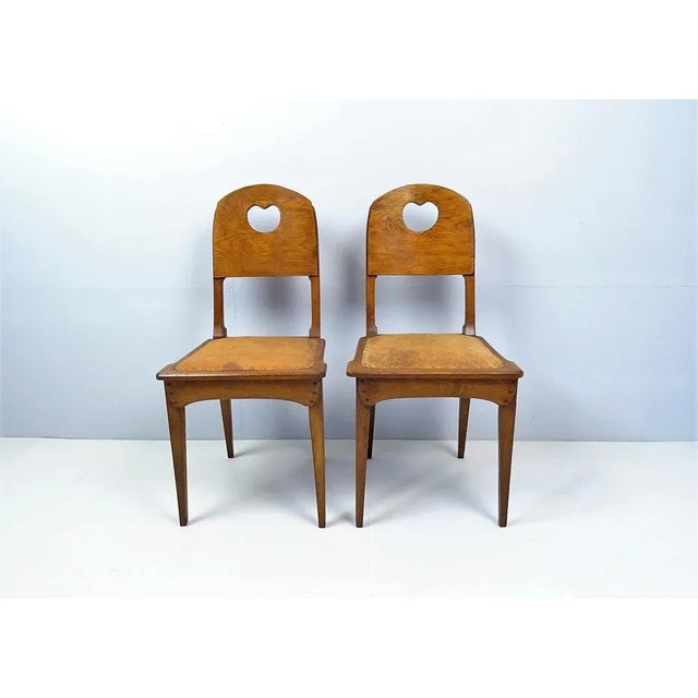 Set of Dining Chairs by Richard Riemerschmid for United Workshops Dresden Hellerau, 1903 For Sale - Image 10 of 12