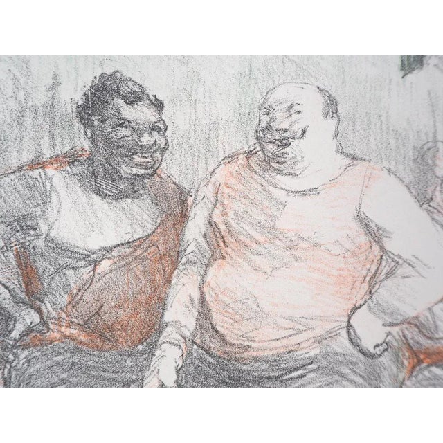 Henri Gabriel Ibels, Swimmers, 1897, Original Lithograph For Sale - Image 6 of 10