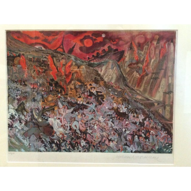 Printmaking Materials Marcel Marceau Limited Edition Figurative Lithograph Hand Signed and Numbered For Sale - Image 7 of 9