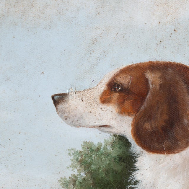 20th Century Danish Original Oil on Canvas Painting of Dog, Signed For Sale - Image 4 of 12