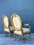 Mid 20th Century Vintage Gilt Medallion Fauteuil Chairs - A Pair For Sale - Image 5 of 12