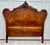 Antique French Carved & Shaped Walnut Full Size Headboard For Sale - Image 12 of 14