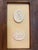 Italian Plaster Intaglios in 1880s Pine Frame For Sale - Image 4 of 6