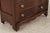 Antique Empire Burl Walnut Marble Top Dresser W. Mirror For Sale - Image 11 of 18