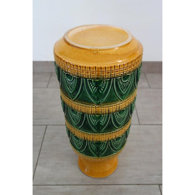 1960s Large Ceramic Floor Vase, West Germany, 1960s For Sale - Image 5 of 9