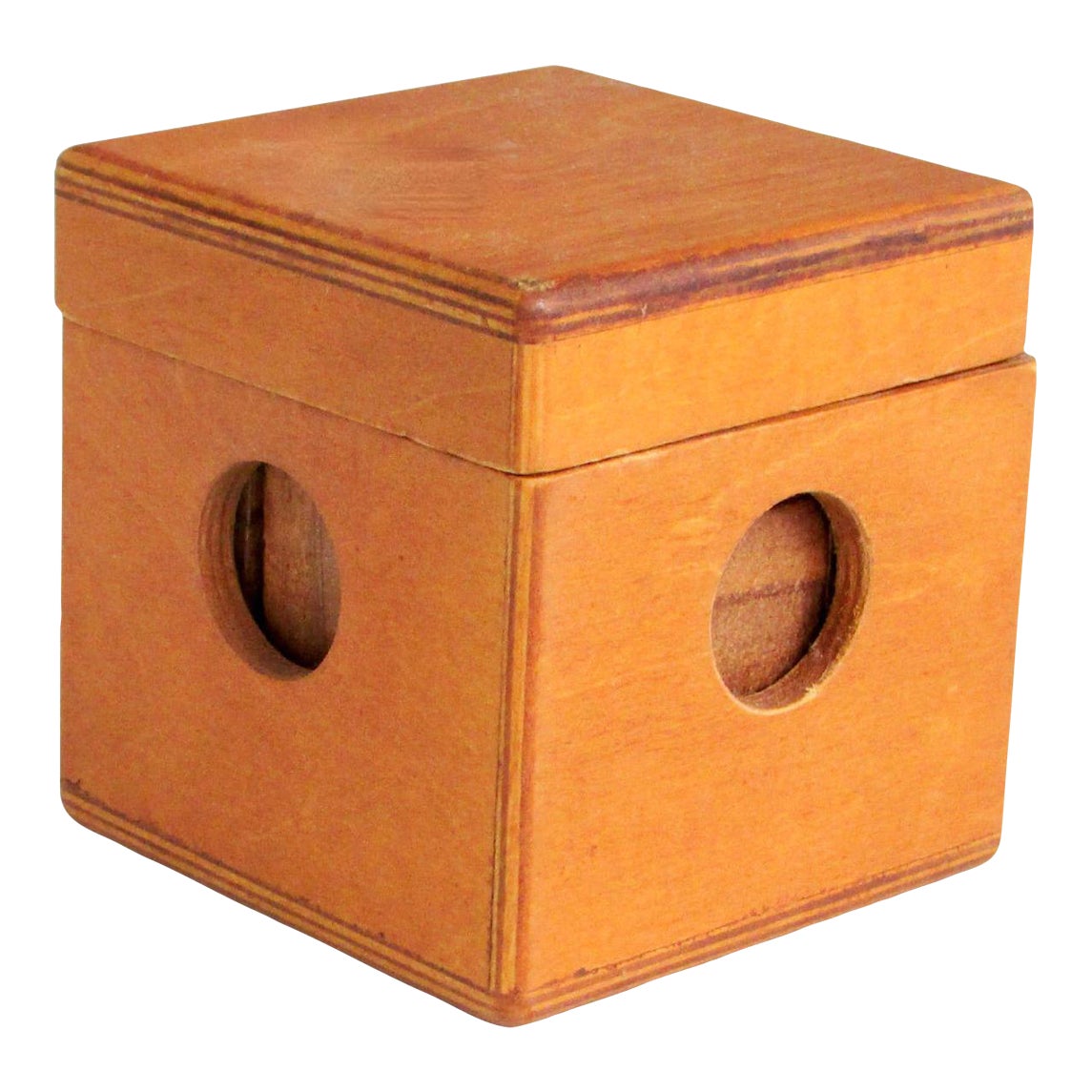 Mid 20th Century Eames Inspired Plywood Desk Top Puzzle Box Chairish