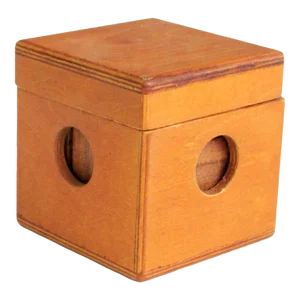 Mid 20th Century Eames Inspired Plywood Desk Top Puzzle Box