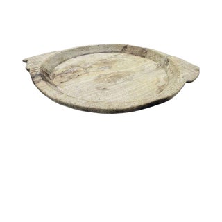 Vintage Wooden Parat Bowl For Sale