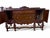 Antique Jacobean Revival Mahogany Sideboard With Chevron Inlay For Sale - Image 9 of 11