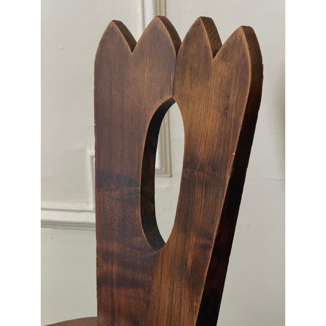 Mid 20th Century Pair of Mid 20th Century Olavi Hanninen Attributed Crown Side Chairs For Sale - Image 5 of 12