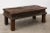 Brown Handcrafted Coffee Table in Oak and Teak For Sale - Image 8 of 11