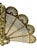 Early 20th Century Vintage Art Deco Figural Brass Peacock Folding Fireplace Screen, Circa 1925. For Sale - Image 5 of 9