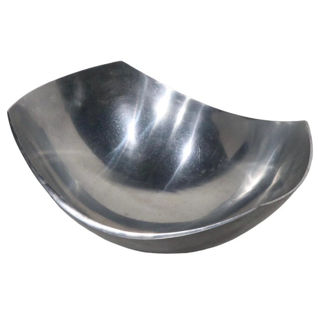 Sculptural Post Modern Serving Salad Bowl by Michael Lax for Metal C 1987 For Sale - Image 9 of 11