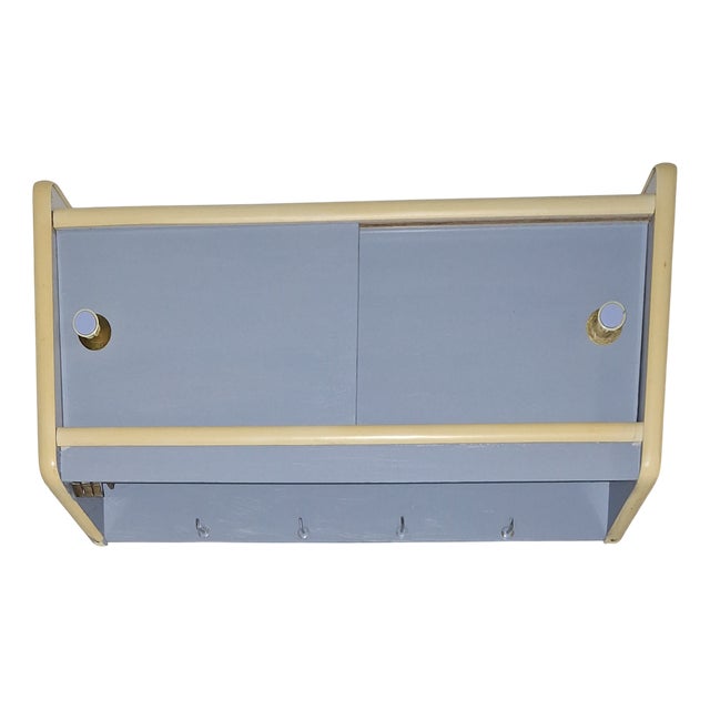 Small Mid-Century Modern Wall Cabinet, 1950s For Sale