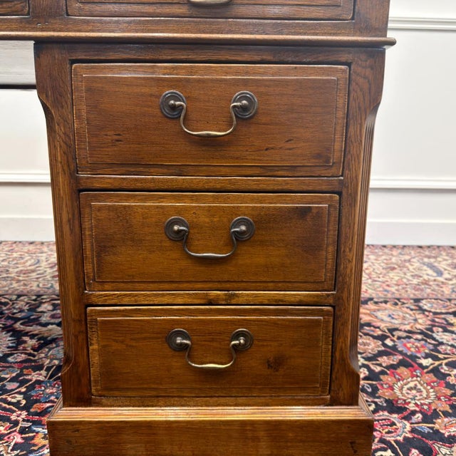 English Oak Desk from Eichholtz For Sale - Image 12 of 18