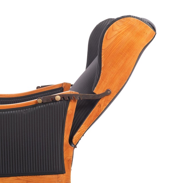 Biedermeier Wingback Chair in Ash, 1820 For Sale - Image 12 of 13