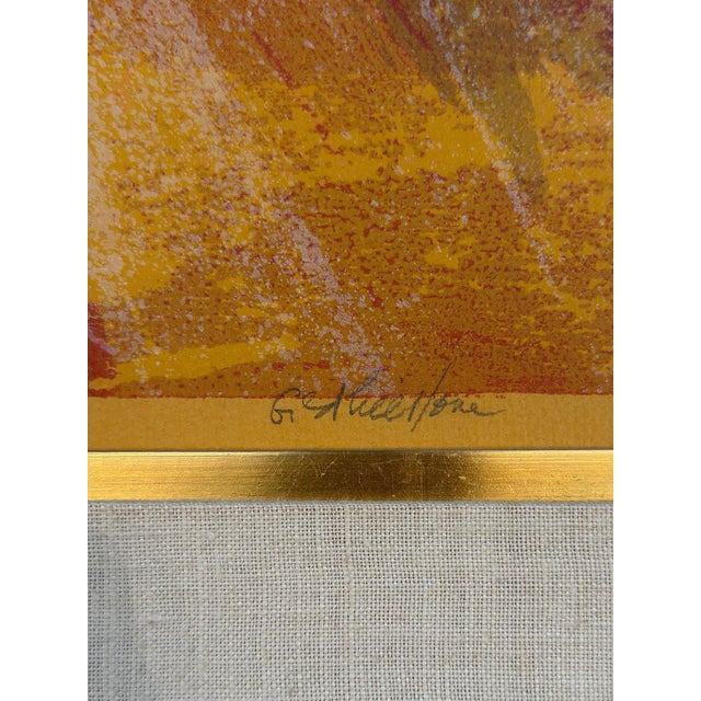 1970s Mid Century Modern Abstract Landscape Painting For Sale - Image 5 of 8