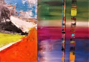 Sergio Boaretto, Untitled 1271, Acrylic Painting, 2020