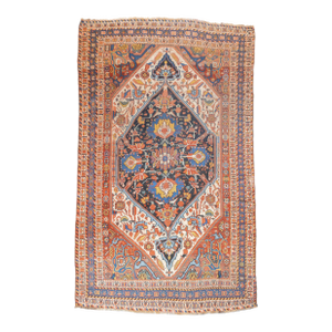 Antique Persian Qashqai Rug 5'6'' X 9'1''