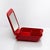 Space Age Portable Vanity Box in Red by Makio Hasuike for Gedy, 1970s For Sale - Image 11 of 11