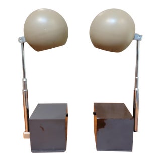 Mid-Century Modern Lightolier "Lytegem" Task Lamps by Michael Lax - A Pair For Sale
